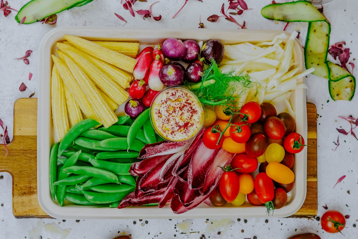 Salad sayuran warna-warni
